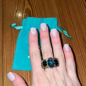 Betty Carré Rings Blue and Pink Crystals; two (2) rings